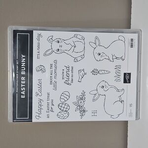 Easter Bunny Photopolymer Stampin Up Stamp Set